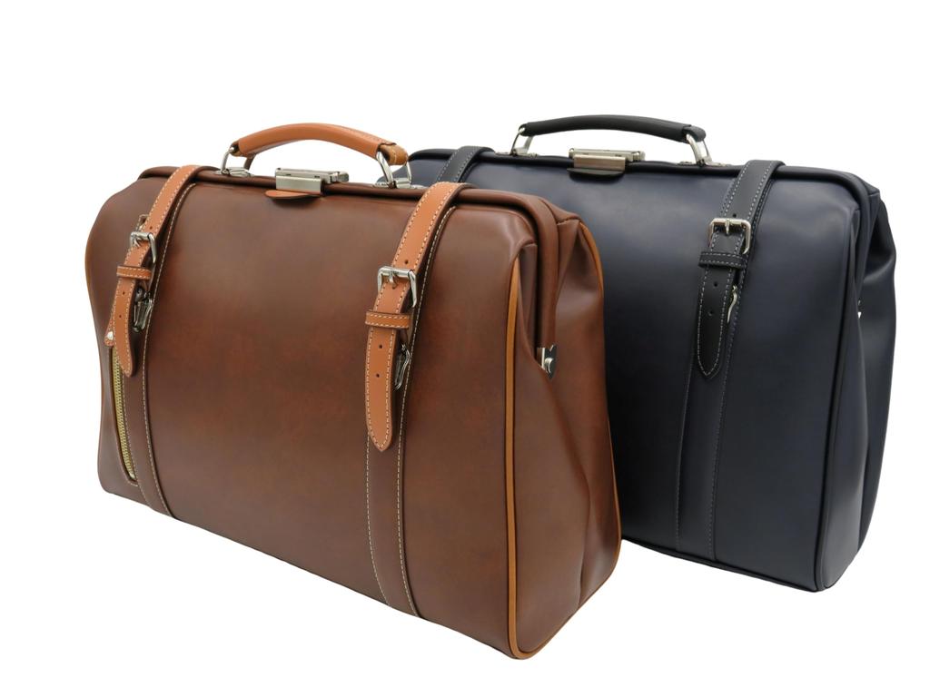 [Kiwada] Patrick Horizontal Dulles Business Backpack, Red Brown