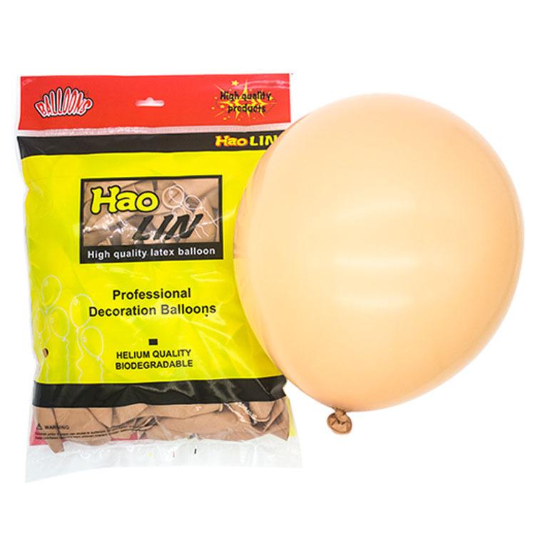 Haolin Yaguang 12-Inch 2.8-Gram Latex Balloon, Birthday Wedding Party Decoration Arrangement Cross-Supply Brand Balloon