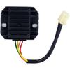 Motorcycle Voltage Rectifier 4 Wires Voltage Regulator Rectifier for GY6125 GY6150 GY6 125cc 150cc Scooter ATV Quad Motorcycle Voltage Regulator