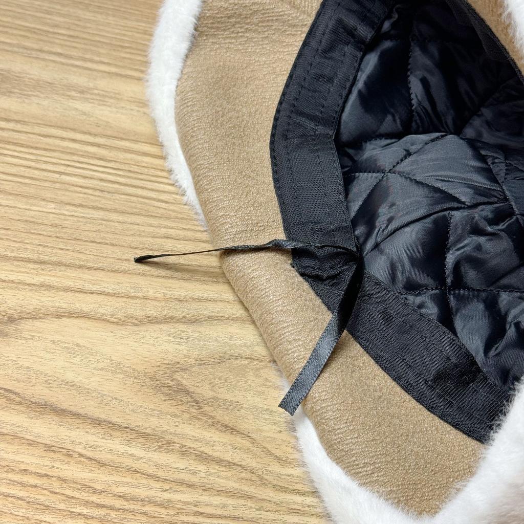 Winter New Plush Bucket Hat Cold Warm Fashion Basin Hat Children