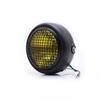 Dc12V 35W Retro Motorcycles Bikes Head Lamp Lampshade Grill Cover+Metat Bracket