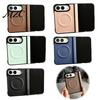 Shockproof Slim Phone Case Magnetic for IPhone 18, Faux Leather Cover with Hinge Folding Screen Accessory Protection, Full Body Protective 18