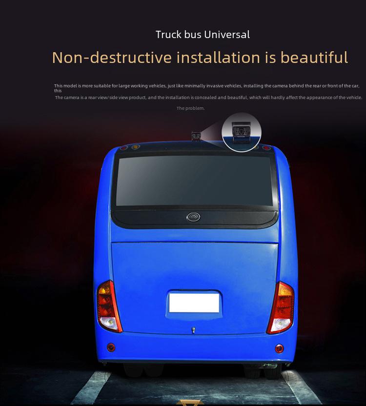 High Definition Night Vision 24V Infrared Reversing Camera for Trucks and Buses