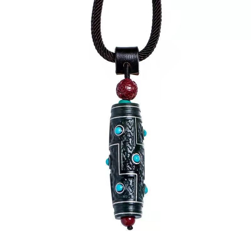High End Nine Eye Bead Pendant for Men, Retro Nine Eye Bead Pendant for Women, Fashion Accessories