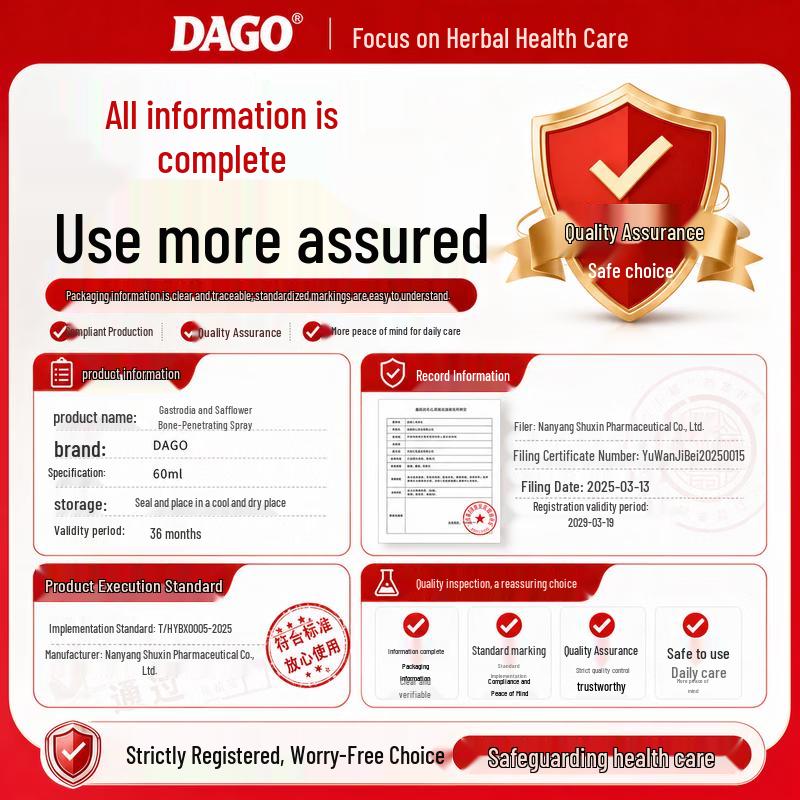 DAGO Tianma Saffron Relief Spray