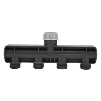 4-Wege-Gartenhahn, G3/4 Innen-/Außengewinde, Mehrzweck-Wasserverteiler, Bewässerungsventil für den Garten