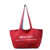 Double-Sided Tote Bag Women's Shoulder Bag Large Capacity Shopping Bag