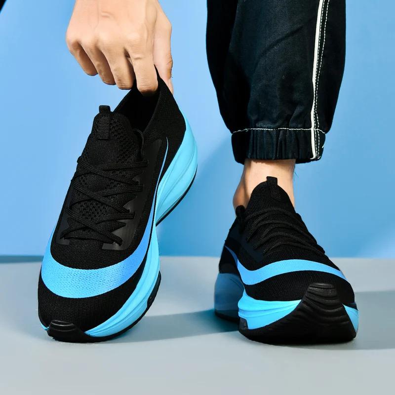 Buty do biegania zwiększające wysokość dla mężczyzn Oryginalne miękkie do chodzenia Unisex Sneaker Outdoor Maraton Para Buty sportowe Kobiety Maraton
