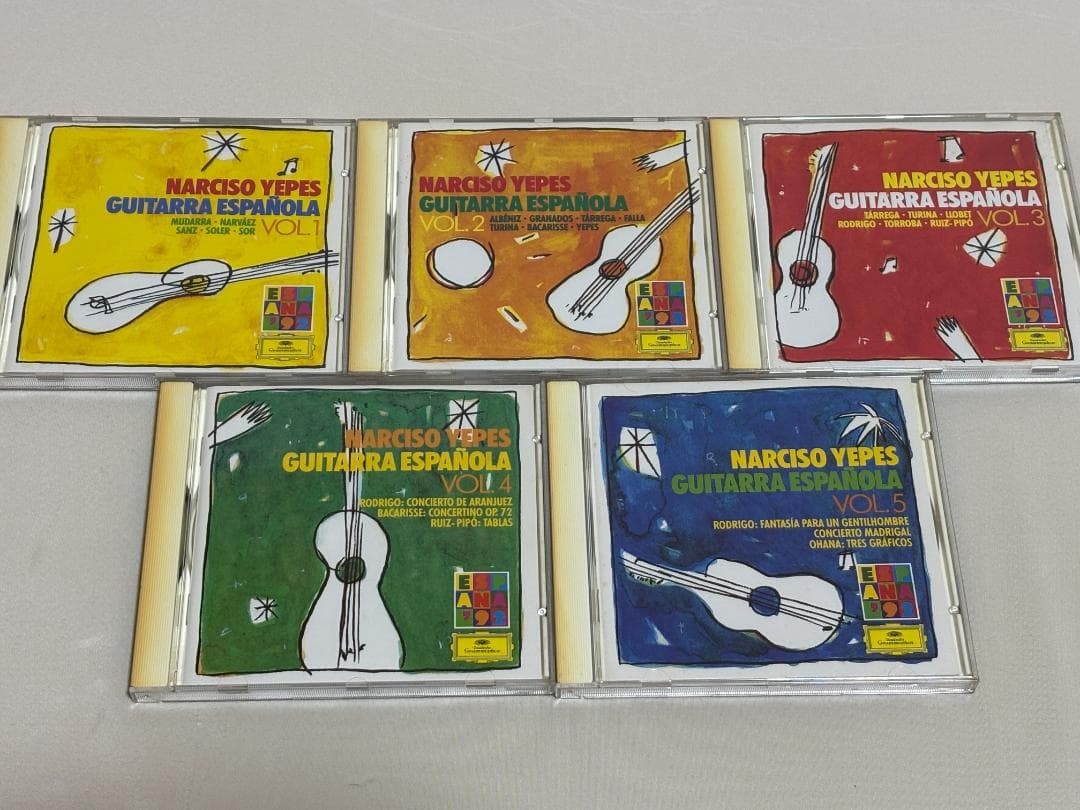 

[USED] 5CD Spanish Guitar Vol.1-5 Narciso Yepes S38