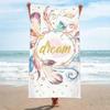 Asciugamano da Bagno Spesso Grande Nuovo Bellezza Sabbioso Senza Sabbia Poncho da Surf Bagno Estivo Nuoto Fitness Yoga Floreale Quadrato Asciugamano da Spiaggia