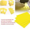 High Temperature Resistant Epoxy Board Yellow Circuit Insulation Board Protection Board  Battery