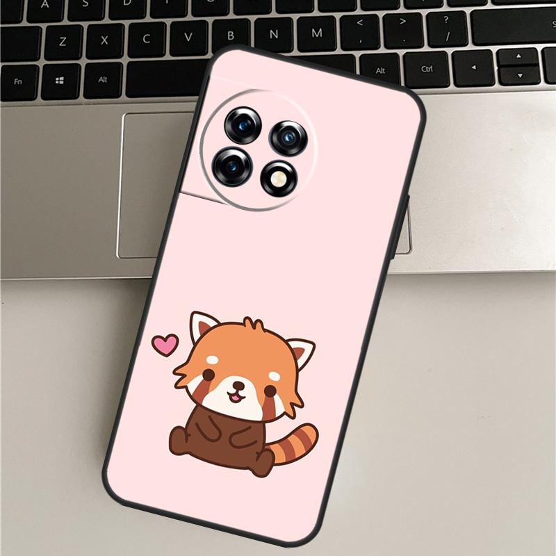 Red Panda Cute Animal Case For OnePlus Nord CE 5 3 4 Lite N20 N30 OnePlus 15 R 13T 10T 9 10 Pro 11 12 13 13R Cover