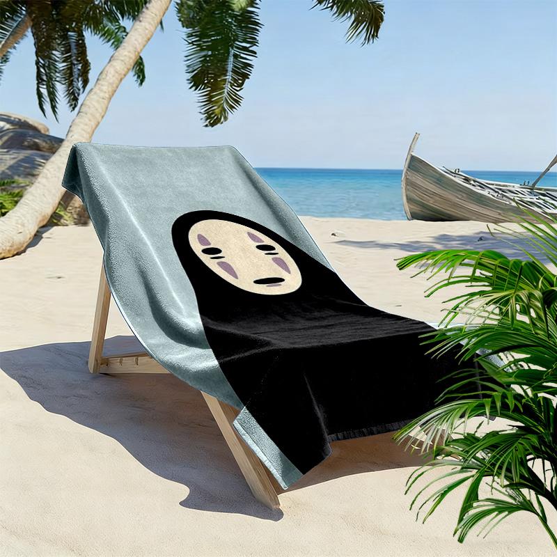 MTL0510 No Face Print Beach Towel, Large Soft Quick Dry Towel for Beach Camping Swimming