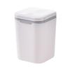Simple Desktop Mini Trash Can with Lid, Creative Press-Type Waste Bin for Living Room and Office Cleaning & Storage