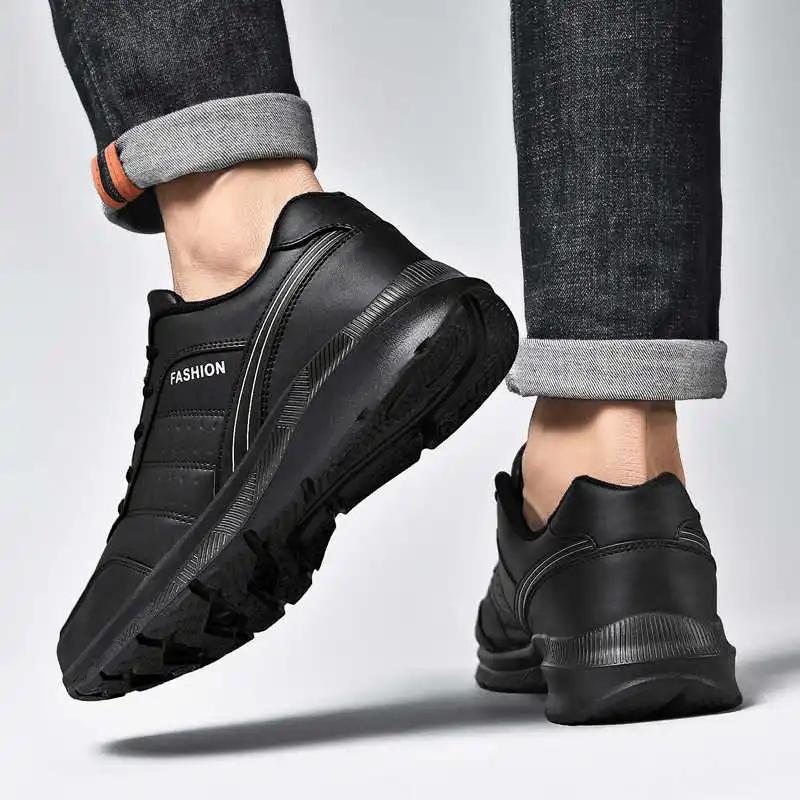 Fashion Thick Bottom Thick-heeled Elegant Men's Dress Shoes Heels Man Wedding Shoes Boots Large Size Sneakers Sports Best Deals