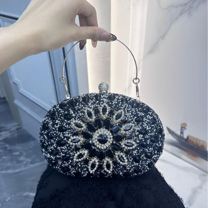 Popular Sunflower Dinner Bag Ladies Banquet Clutch Bag Handbag Dress Evening Bag Diamond Bag