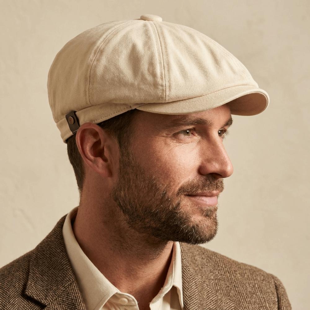 Lightweight Newsboy Cap Solid Color Octagonal Hat British Style Men Painter Hat Women