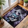 Halloween Theme Zombie Girl Bear Carpet for Living Room Bedroom Bedside Floor Mat Cloakroom Sofa Area Rug Large Size