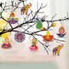 Fashion DIY Diwali Door Hanging Pendants Paper Happy Diwali Wall Decoration Items Diwali Hanging Ornament Deepavali Festival