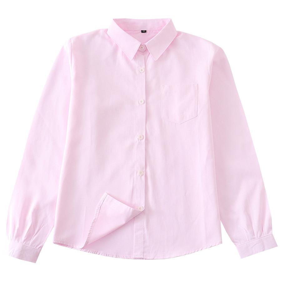 Girl School Uniform Shirt With Pure Cotton And Polyester Blend For Casual Wear