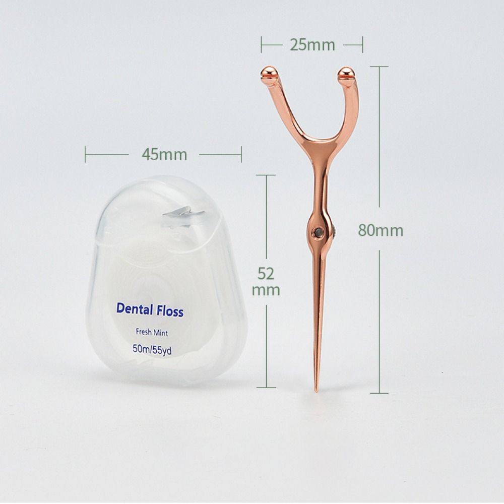 Reusable Toothpicks Set Stainless Steel Oral Cleaning Tools New Floss Teeth Cleaner