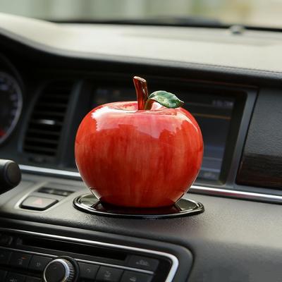 Ornamente Pașnice din Ceramică pentru Mașină - Mere Roșii și Verzi pentru o Călătorie Sigură