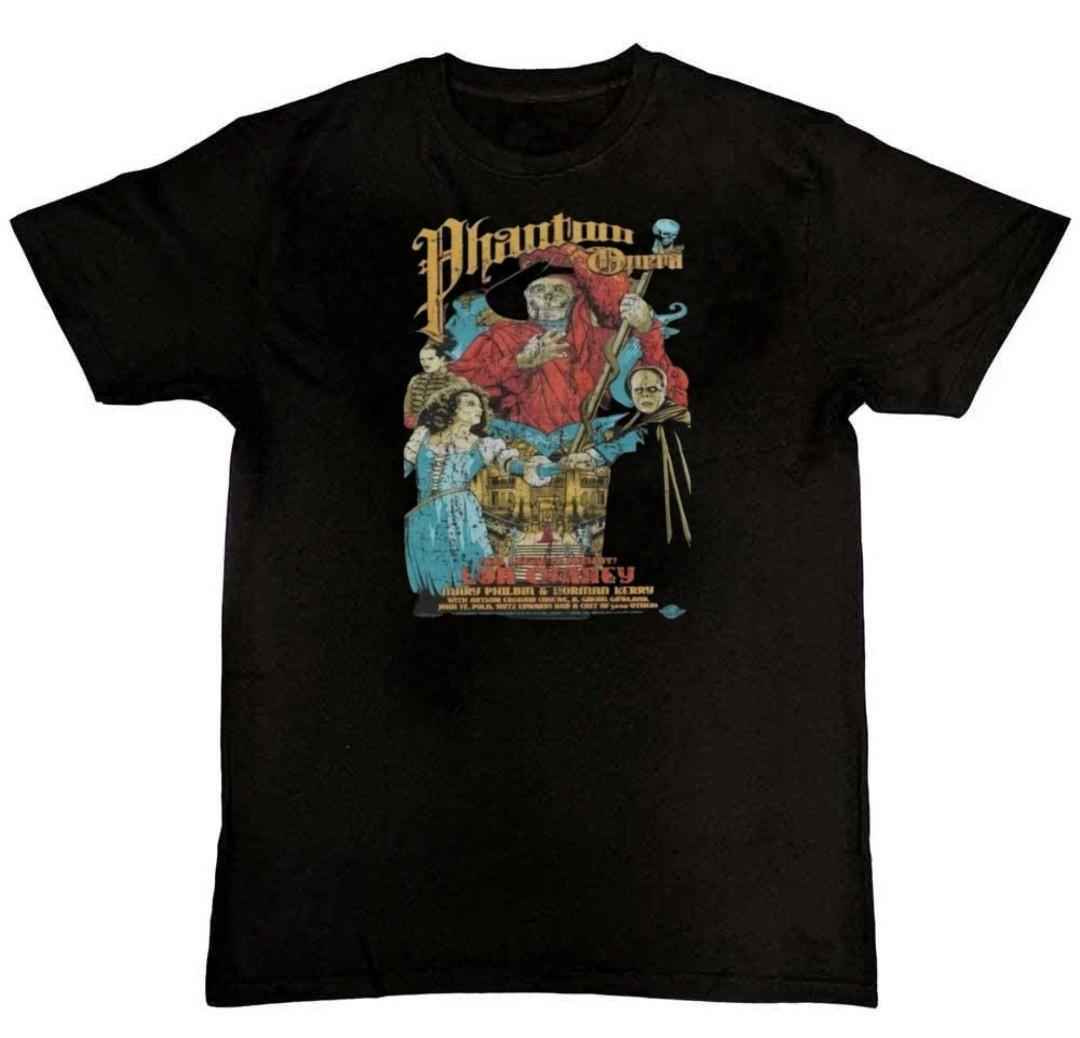 Phantom Of The Opera Retro Graphic Print Mens T-Shirt S-4XL XXXL