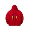 ANTA Men's Kyrie Irving Series Drawstring Hem Hooded Sweatshirt Red 172611718S-2