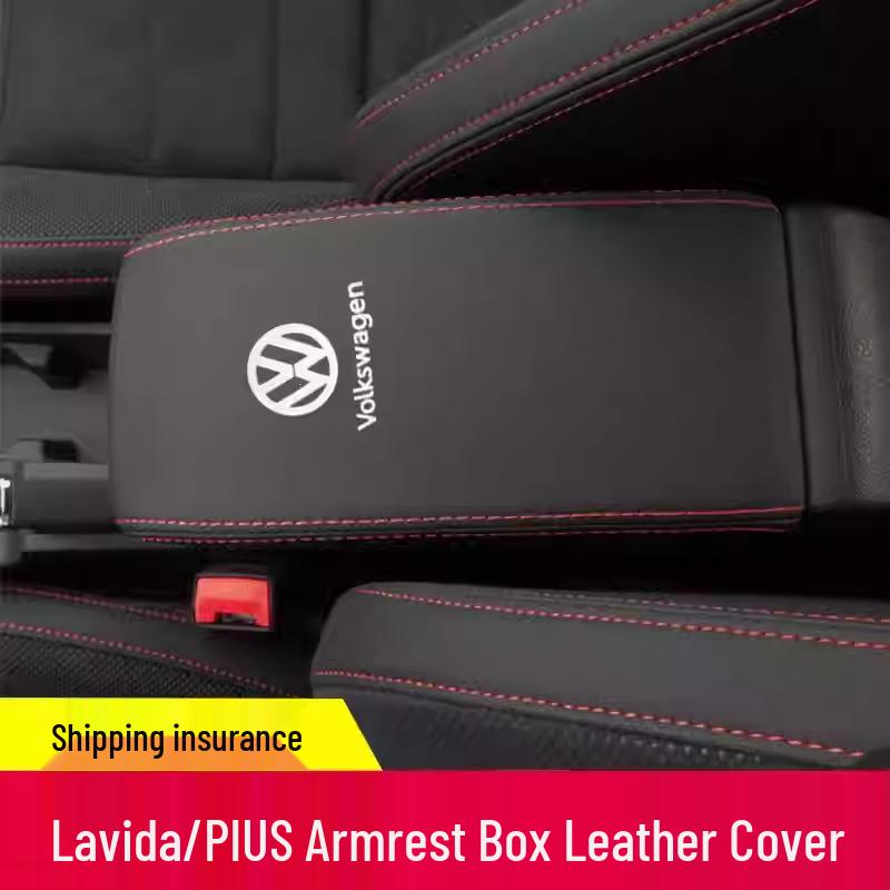 Volkswagen Center Console Armrest Cover - Microfiber Leather Protection and Renovation