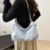 Large Capacity Women's Totes Handbags Soft Bowknot Crossbody Bag Single Shoulder Bag  Girls