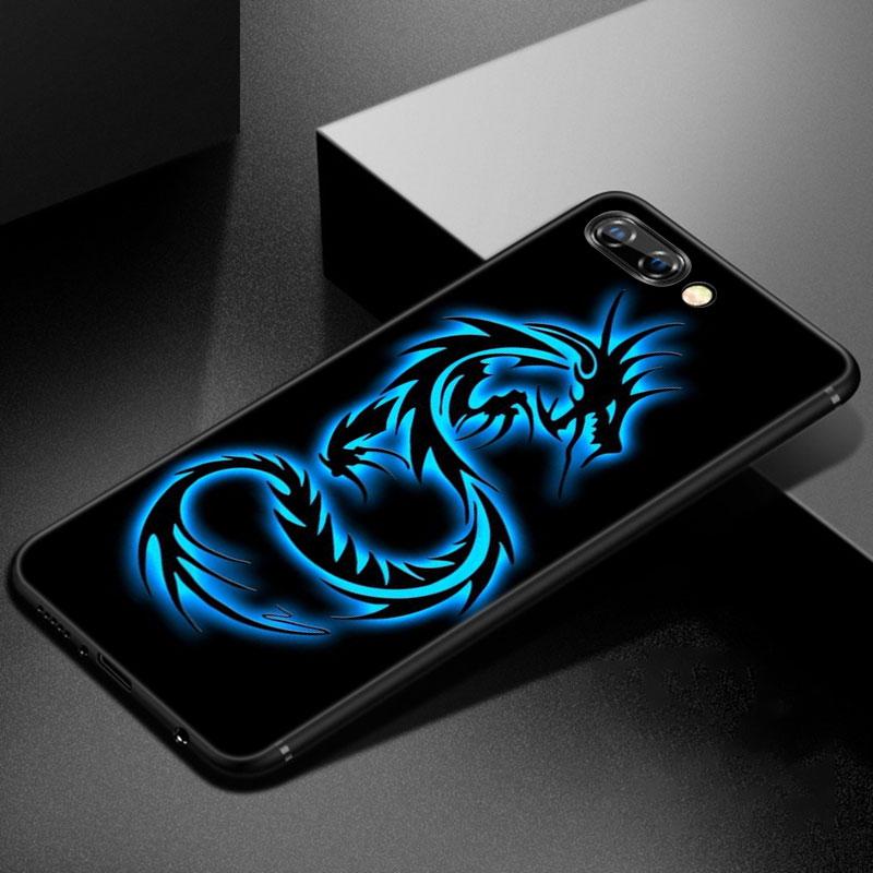 Cartoon Dragon Phone Case For Huawei Honor 7A 8A 9X 20 Pro 8 10X Lite 7S 8C 8S 8X 9A 9C 10i 20i 30i 20E 20S Soft TPU Black Cover