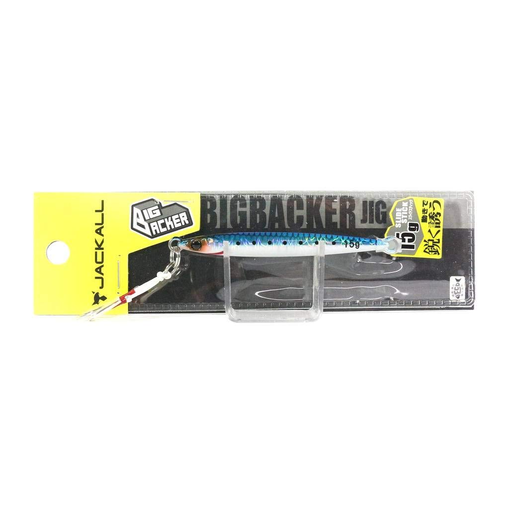 

JACKALL Metal Jig Big Bucker STICK 15g Wave JIG/SLIDE Sardine/Magma Holo.