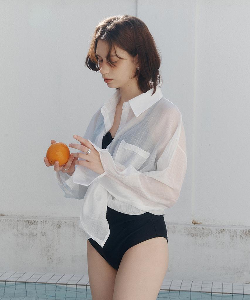 Jyudiaenpol Loose-Fit Shirt Cover-Up