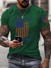 2026 Mens Independence Day T Shirt Summer Holiday Short Sleeve TShirts Casual Tops Tees New