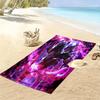 Dynamic Demon Slayer Art beach towel Outdoor camping Portable for travel quickdrying swim towel swim Absorbent bath towel Comfort printing