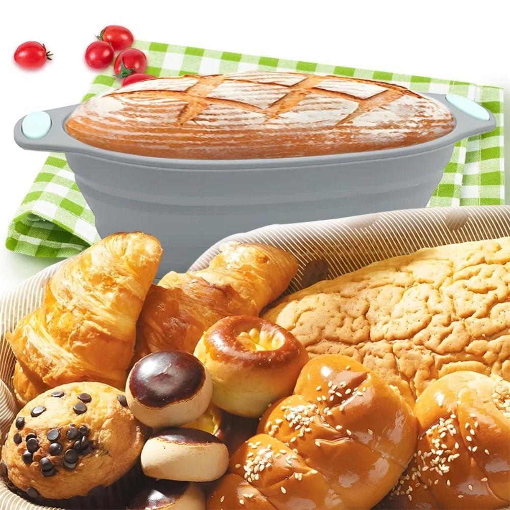 Food Grade Silicone Dough Fermentation Bowl Nonstick Surface Fermentation Container  Home Baking