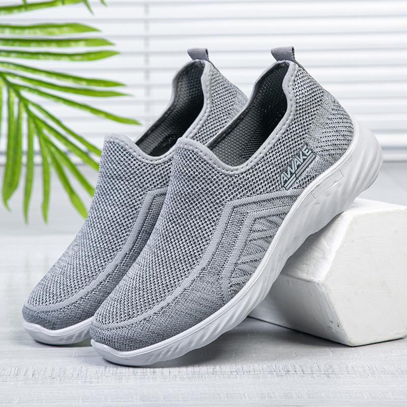 Men's Casual Sports Shoes Autumn Breathable Lightweight Slip on Sock Sneakers 2024 Outdoor Athletic Jogging Tenis Walking Shoes