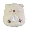 Plush Vehicle Tissue Dispenser Storage Holder Organizer No Tools Installation Multifunctional Auto Interior Decoration