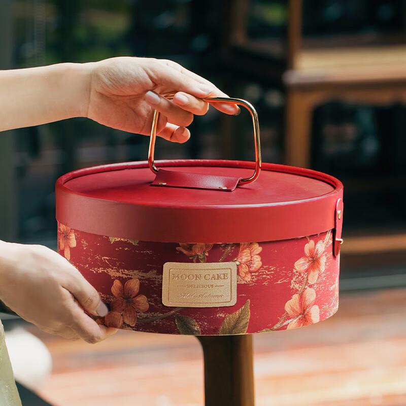 Zhaoran 2025 Mid-Autumn Chinese Style 8-Piece Empty Mooncake Gift Box