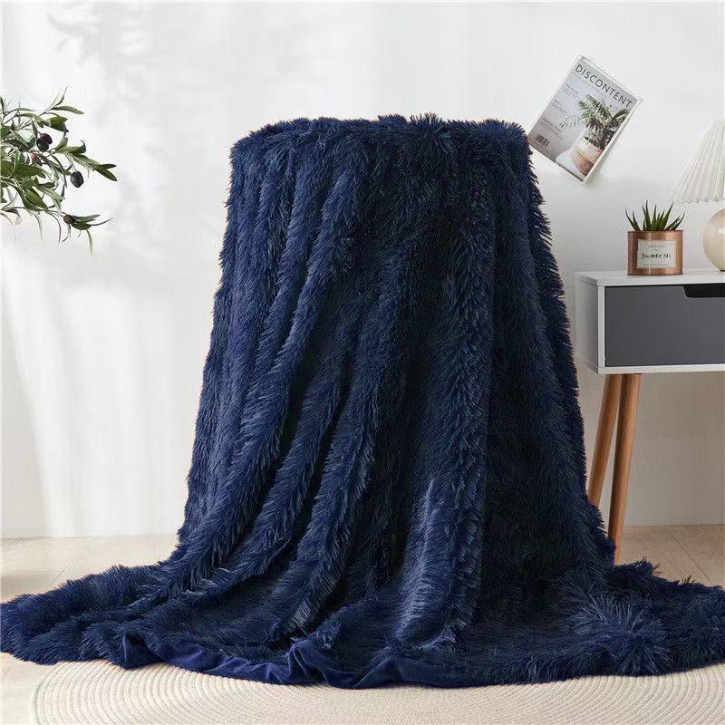 Plush Velvet Double-Layer Blanket for Kids Sofa or Quilt Cover