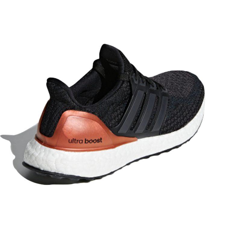 Adidas ULT Ultraboost J Cushioning Low top Kids' Running Shoes Black Copper Teenagers BA9613