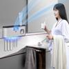 Wall Mounted Rechargeable Electric Toothbrush Holder No Drilling Smart Toothbrush Holder for Home Bathroom Accessories & Decor