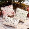 BUYNOW 1PC Plush Snowflake Jacquard Cushion Cover Christmas-themed Soft Minimalist Living Room Sofa Cushion Cover Home Bed Decor