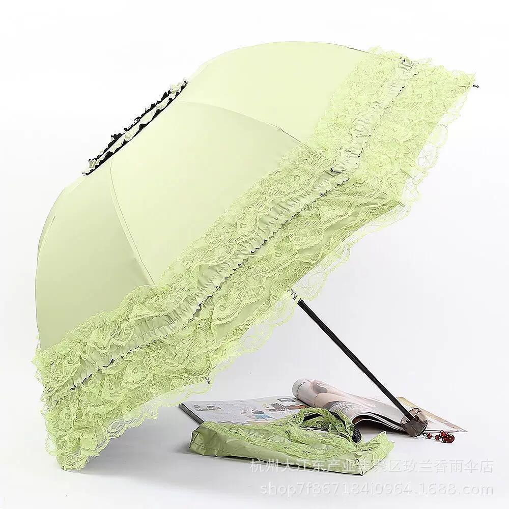 New Style Lace Princess Umbrella, Lace Umbrella, Sun Protection Umbrella, 70% Off Sun and Rain Dual-Use Umbrellas, Steel Sun and Rain Umbrella