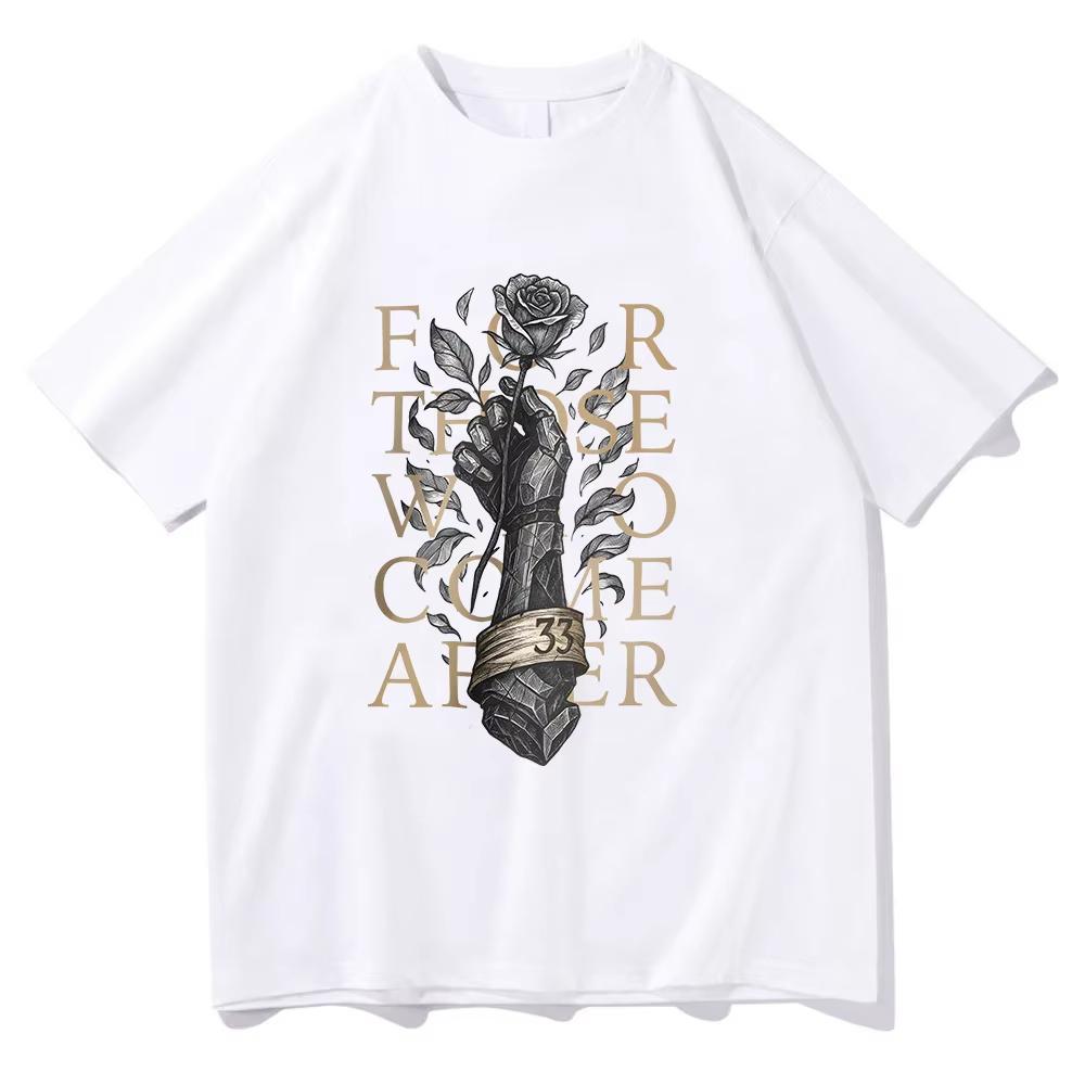 Clair Obscur Epedition 33 Maglietta da Giocatore Donna Uomo Moda Manica Corta T-shirt Expedition 33 Casual Cotone T-shirt Grafica Retro Y2K