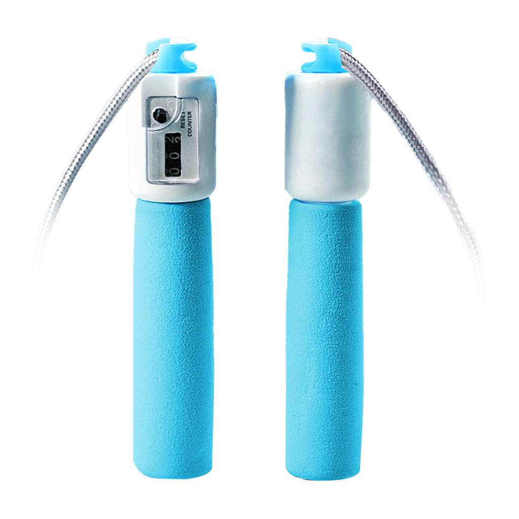 Jump Rope with Counter Adjustable Skipping Rope Rapid Speed Jumping Rope Cable for Tests and