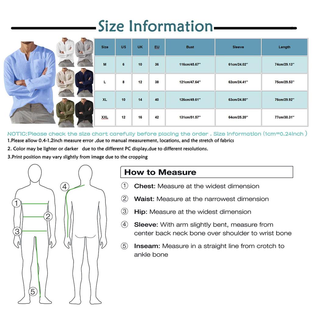 Designer Spring Summer Men's Casual Cotton Linen Color Long Sleeve Shirts Loose Stand Collar Shirts
