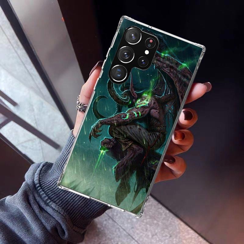 W-World Of W-Warcraft W-Wow Phone Case For Samsung Galaxy S23 S24 S25 Edge S26 Ultra S22 + S21 Plus S20 FE Cover Silicone Print