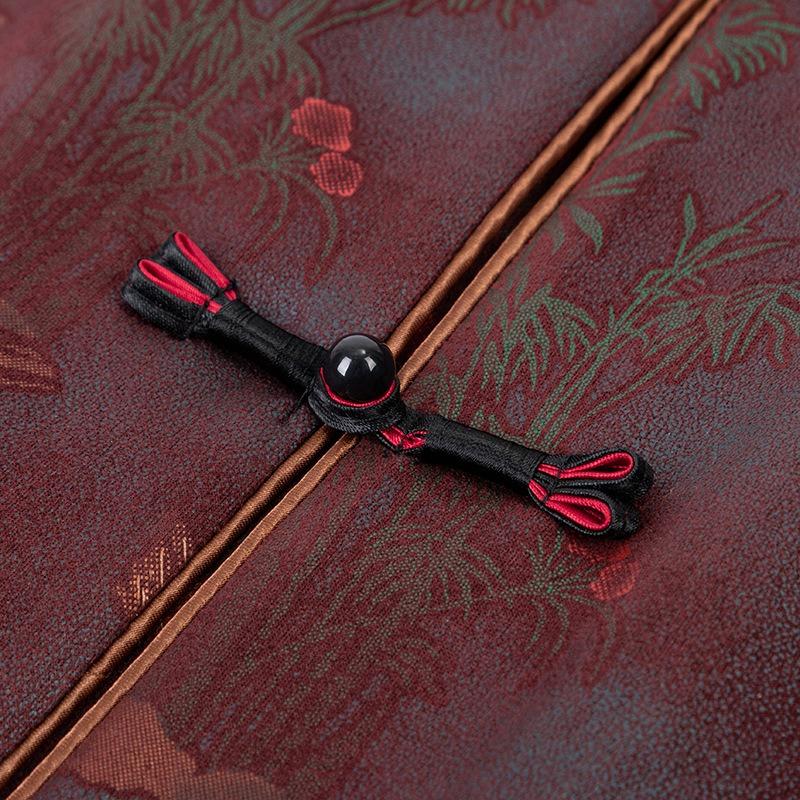 Vest Women's Spring Clothes Buckle Outer Wear Vest Chinese Vest Old Lady Vest