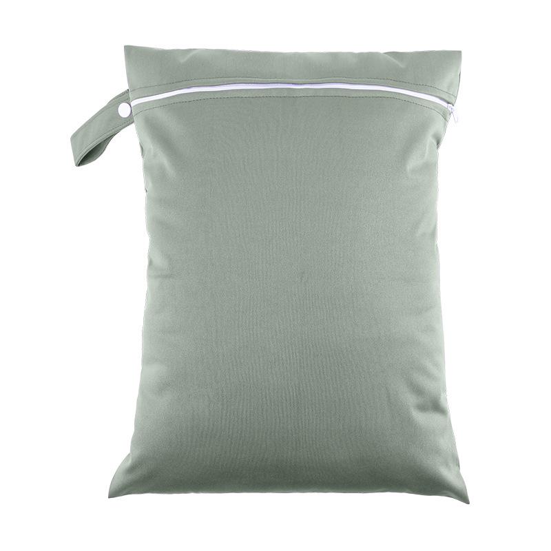 Waterproof Single Pocket Diaper Storage Bag - Portable and Washable Stroller Hanging Pouch